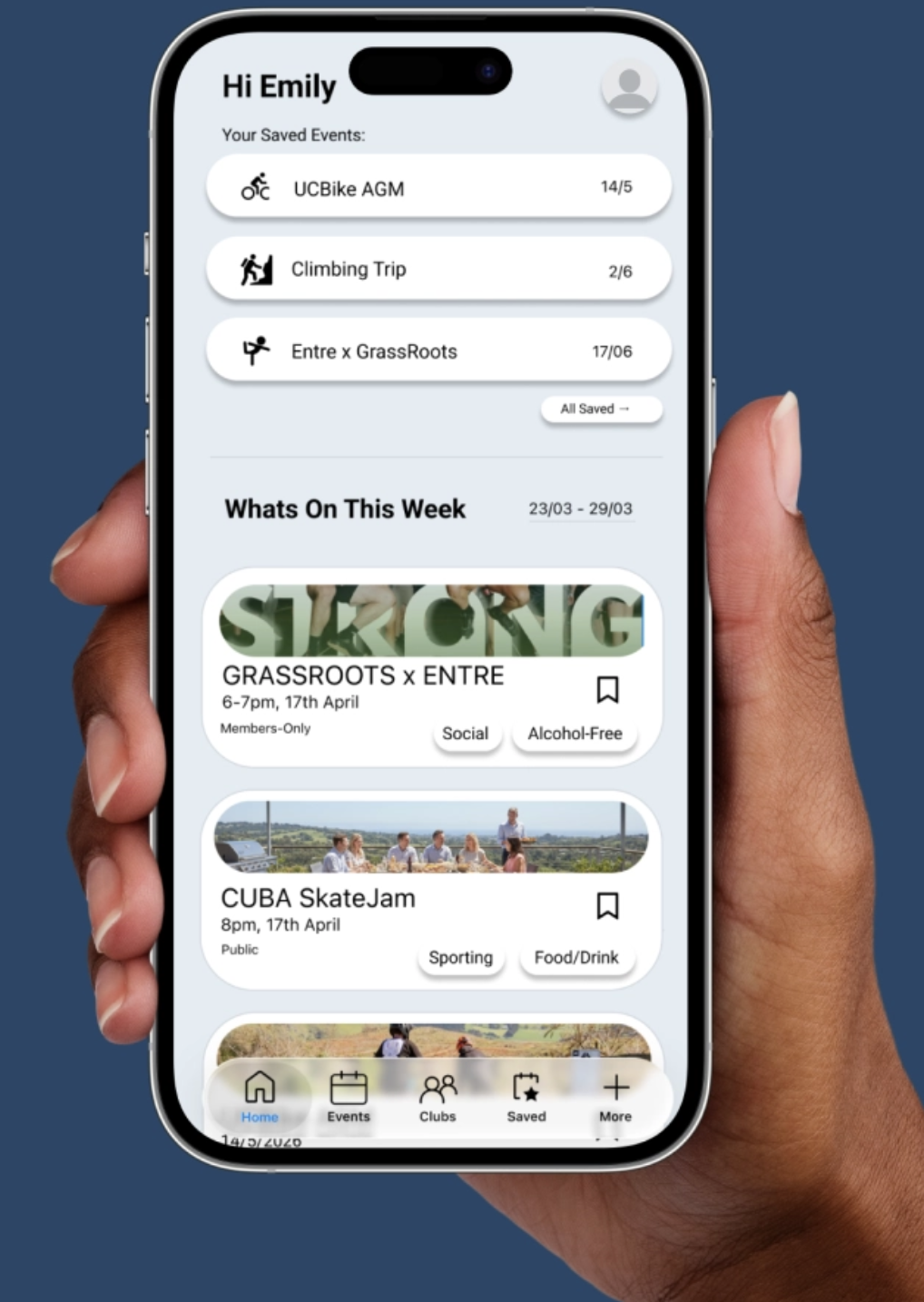 Connections mobile app prototype