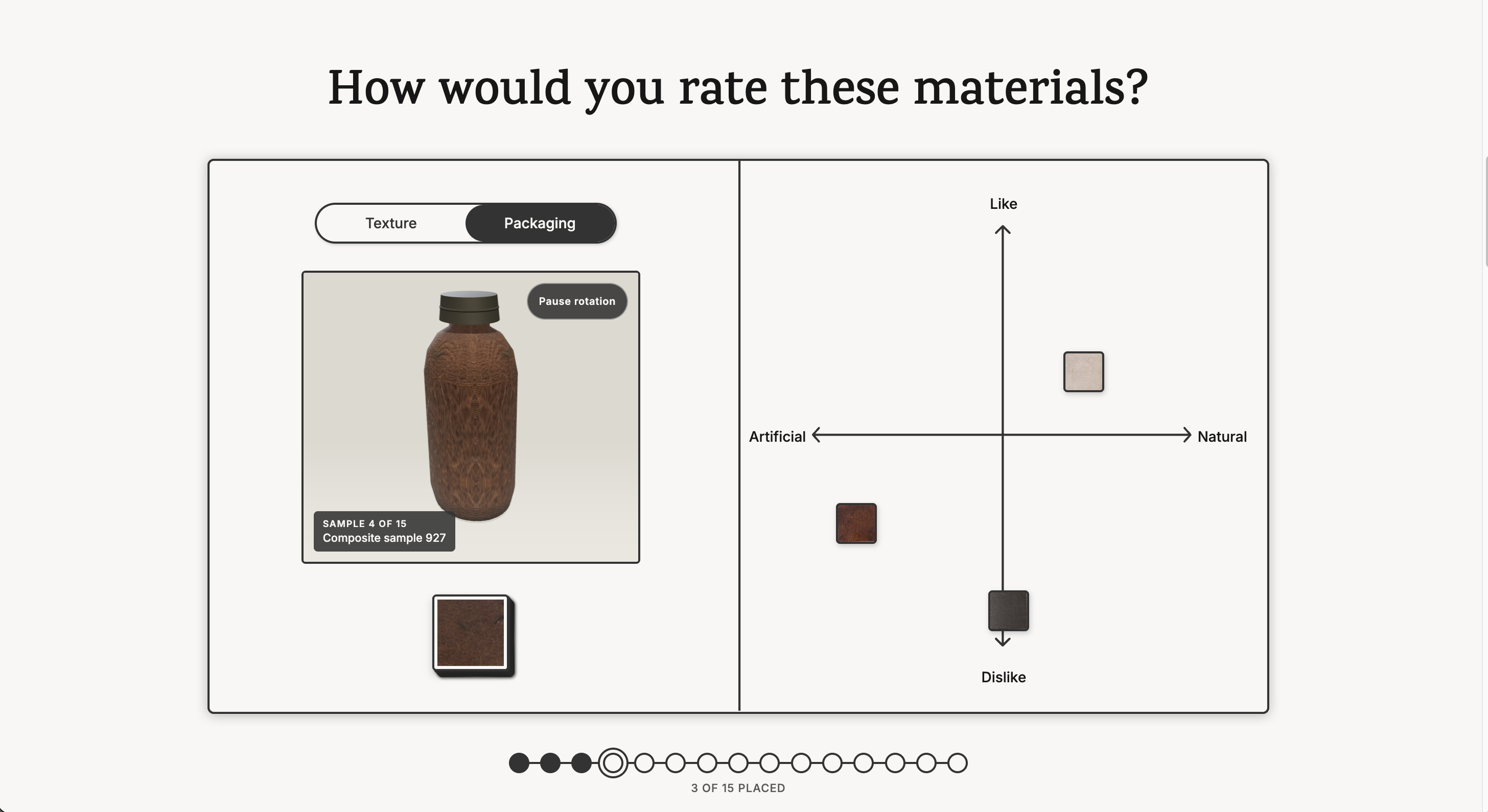 Explorables interactive interface elements